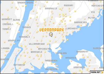 map of Vernon Park