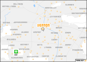 map of Vernon