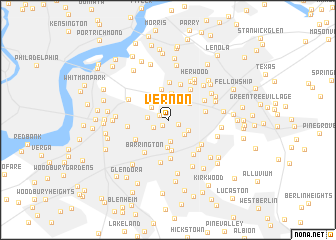 map of Vernon