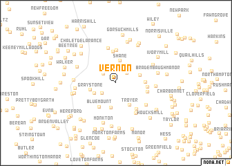 map of Vernon