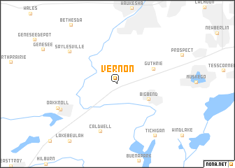 map of Vernon