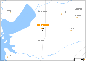 map of Vernon