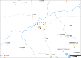 map of Vernon