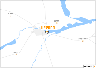 map of Vernon