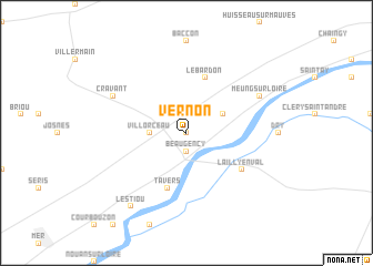 map of Vernon
