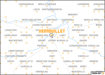 map of Vernouillet