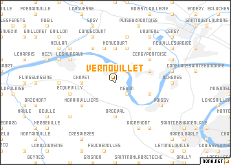 map of Vernouillet