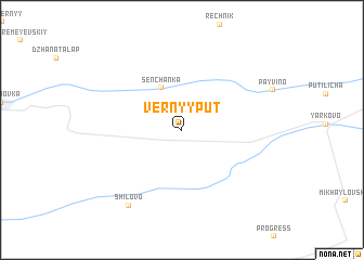 map of Vernyy Put\
