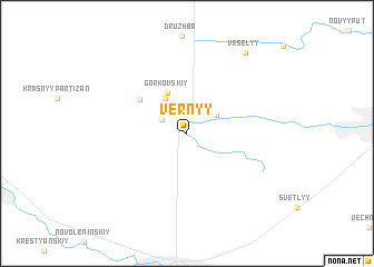 map of Vernyy