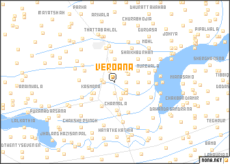 map of Veroāna