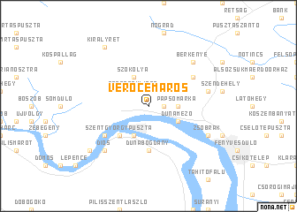 map of Verőcemaros