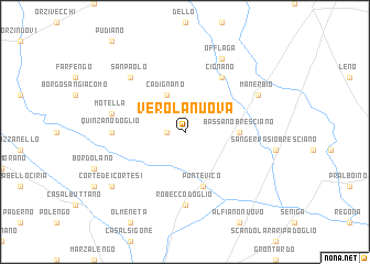 map of Verolanuova