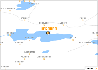 map of Veromen\