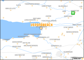 map of Verona Beach