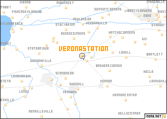 map of Verona Station