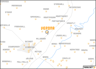 map of Verona