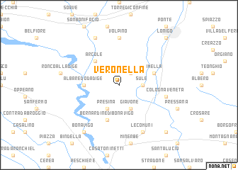 map of Veronella