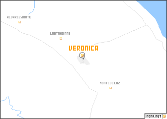 map of Verónica