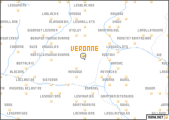 map of Véronne