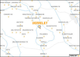 map of Verpelét