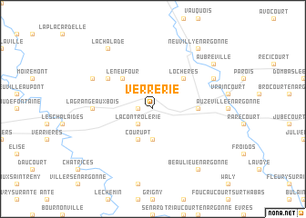 map of Verrerie