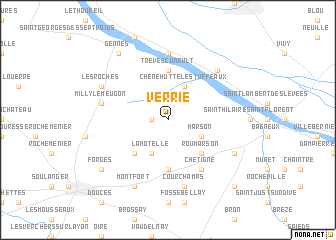 map of Verrie