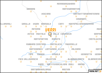 map of Verri