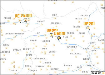 map of Vërri