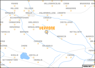 map of Verrone