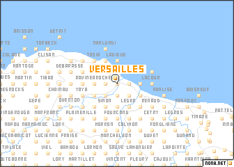 map of Versailles
