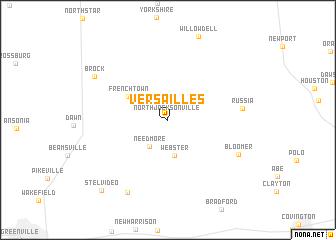 map of Versailles
