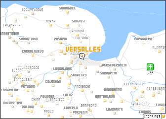 map of Versalles