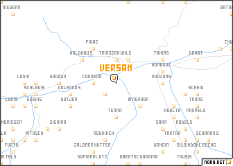 map of Versam