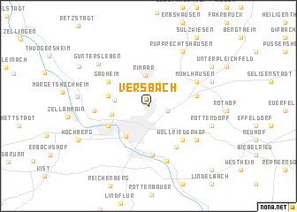 map of Versbach