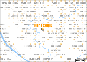 map of Verscheid