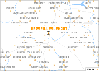 map of Verseilles-le-Haut