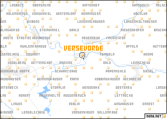 map of Versevörde