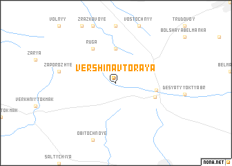 map of Vershina Vtoraya