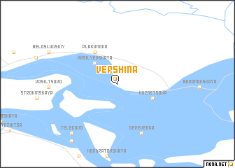 map of Vershina