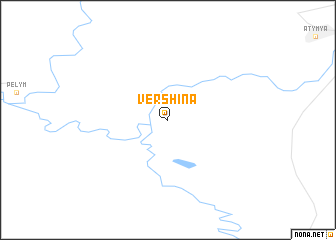 map of Vershina