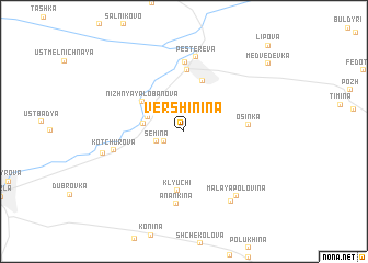 map of Vershinina