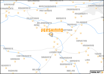 map of Vershinino