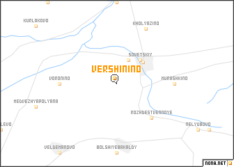 map of Vershinino