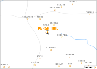 map of Vershinino