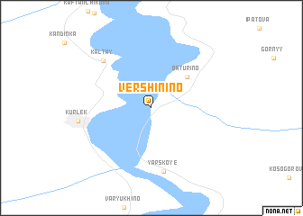 map of Vershinino