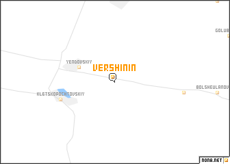 map of Vershinin