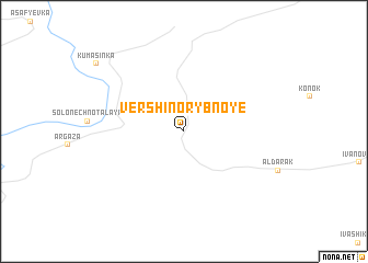 map of Vershino-Rybnoye