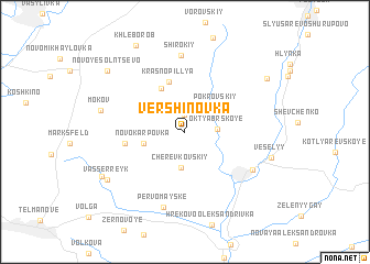 map of Vershinovka