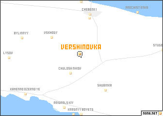map of Vershinovka