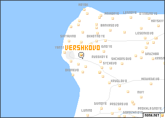 map of Vershkovo